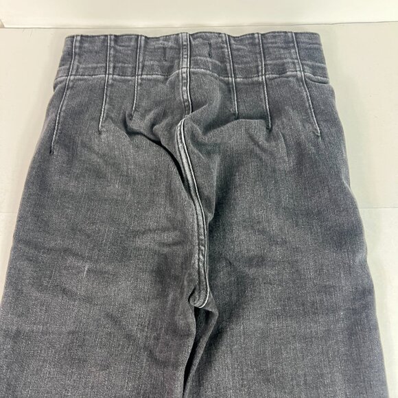 We The Free Jeans Womens 26x31* Jayde High Rise Flare Black Stretch Denim Tag 26 - Picture 9 of 16